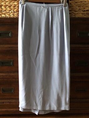 Eileen Fisher Cornflower blue silk maxi skirt in size M